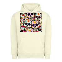 Pigment Pistachio cinco de mayo skull Urban Hoodie - CowGirlArtShop