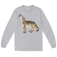 Moon Dust Howling Coyote Long Sleeve Tee - LillyAllenDesigns