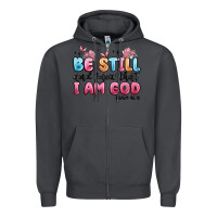 Smoke be still and know that i am god psalm 46 10 Zipper Hoodie - MaliasSmallBusiness
