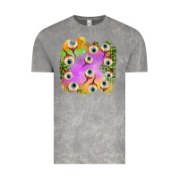 Cloud Rock eyes leopard halloween patch Vintage Tee - BundleAndBundleShop