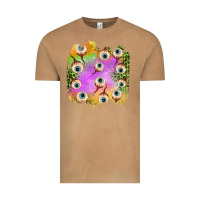 Vintage Camel eyes leopard halloween patch Vintage Tee - BundleAndBundleShop