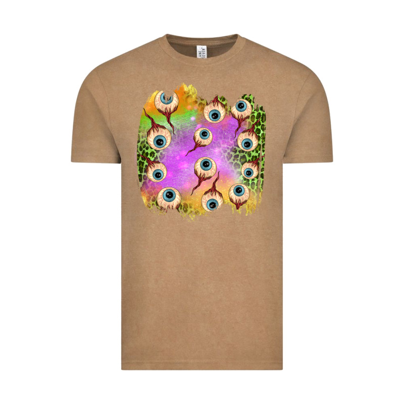 Eyes Leopard Halloween Patch Vintage Tee by BundleAndBundleShop | Teevron