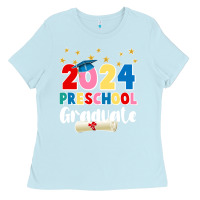 Baby Blue 2024 preschool graduate Ladies Tee - JahusDesignShop