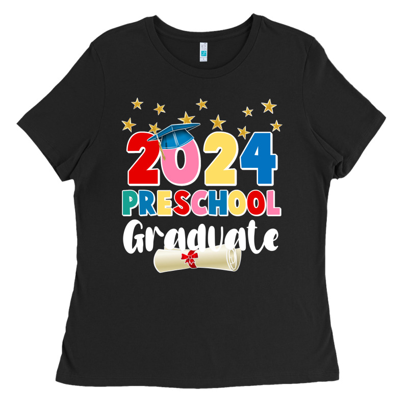 2024 Preschool Graduate Ladies Tee by JahusDesignShop | Teevron