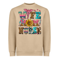 Mushroom wife mom nurse Heavyweight Sweatshirt - AdoDesignShop