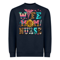 Navy wife mom nurse Heavyweight Sweatshirt - AdoDesignShop