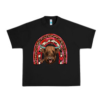 Black valentines highland cow rainbow Urban Heavy Tee - JahusDesignShop