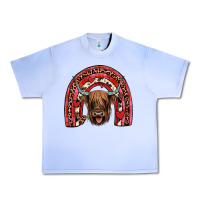 Grape Ice valentines highland cow rainbow Urban Heavy Tee - JahusDesignShop