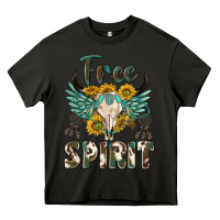 Asphalt western boho free spirit Heavy Core Tee - texasbilliewilder