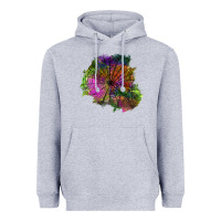 Heather Grey halloween spider web for patches Heavyweight Hoodie - BundleAndBundleShop