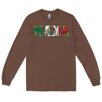 Chestnut mexican flag mama Long Sleeve Tee - Jasminsmagicworld
