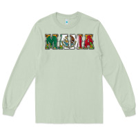 Matcha mexican flag mama Long Sleeve Tee - Jasminsmagicworld