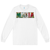 White mexican flag mama Long Sleeve Tee - Jasminsmagicworld