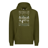 Army Green Merry Christmas Premium Hoodie - Bettercallsaul