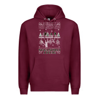 Burgundy Merry Christmas Premium Hoodie - Bettercallsaul