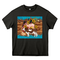 Asphalt western farm cow pig rooster chick farm chicken barn Heavy Core Tee - Artiststas