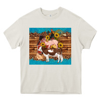 Cream western farm cow pig rooster chick farm chicken barn Heavy Core Tee - Artiststas