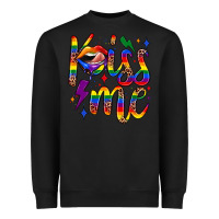 Black kiss me Heavyweight Sweatshirt - JahusDesignShop