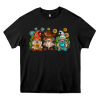 Black western gnomies Heavy Core Tee - texasbilliewilder