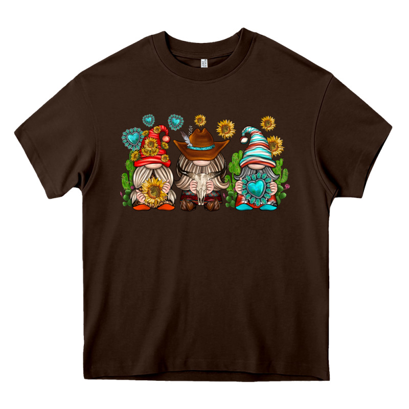 Western Gnomies Heavy Core Tee by texasbilliewilder | Teevron