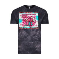 Cloud Black in october we wear pink Vintage Tee - JahusDesignShop