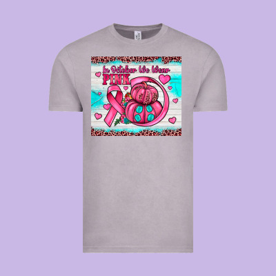 In October We Wear Pink Vintage Tee Designed By Jahusdesignshop