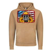 Vintage Camel firefighter air mask and sunflower Vintage Hoodie - HRA Design Shop