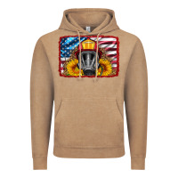 Vintage Coffee firefighter air mask and sunflower Vintage Hoodie - HRA Design Shop