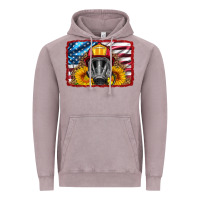 Vintage Zinc firefighter air mask and sunflower Vintage Hoodie - HRA Design Shop