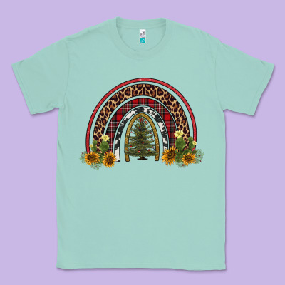 Rainbow Tree Classic Tee Designed By Adodesignshop