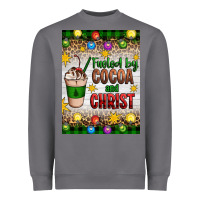 Storm christmas fueled by cocoa and christ Heavyweight Sweatshirt - Artiststas