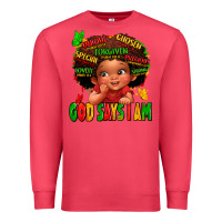 Cardinal god says i am juneteenth kid Premium Sweatshirt - LillyAllenDesigns