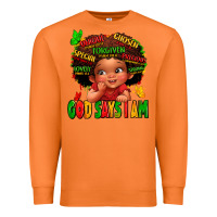Carrot god says i am juneteenth kid Premium Sweatshirt - LillyAllenDesigns