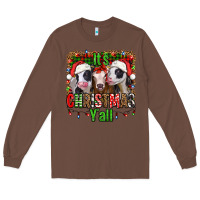 Chestnut it's christmas y'all heifers Long Sleeve Tee - Jasminsmagicworld