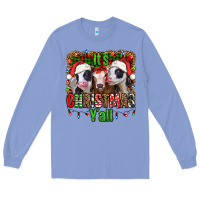 Colony Blue it's christmas y'all heifers Long Sleeve Tee - Jasminsmagicworld