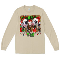 Mushroom it's christmas y'all heifers Long Sleeve Tee - Jasminsmagicworld