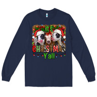 Navy it's christmas y'all heifers Long Sleeve Tee - Jasminsmagicworld
