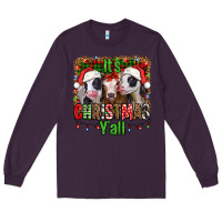 Plum it's christmas y'all heifers Long Sleeve Tee - Jasminsmagicworld
