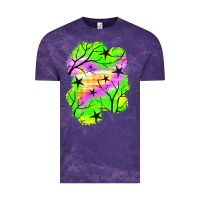 Cloud Purple star halloween patch Vintage Tee - BundleAndBundleShop