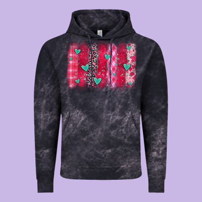 Valentines Day Brushstroke Vintage Hoodie Designed By Oliviacreatesart