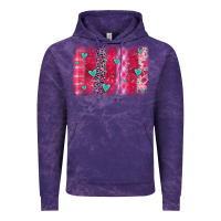 Cloud Purple valentines day brushstroke Vintage Hoodie - OliviaCreatesArt