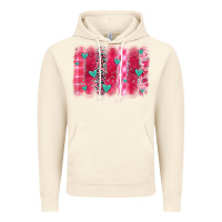 Vintage Artic valentines day brushstroke Vintage Hoodie - OliviaCreatesArt