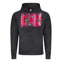 Vintage Black valentines day brushstroke Vintage Hoodie - OliviaCreatesArt