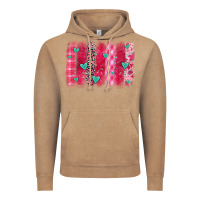 Vintage Coffee valentines day brushstroke Vintage Hoodie - OliviaCreatesArt
