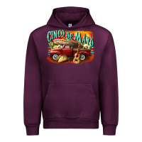 Mauve Wine cinco de mayo truck Urban Hoodie - CowGirlArtShop