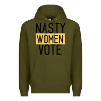 Army Green Nasty Women Vote Premium Hoodie - Bettercallsaul
