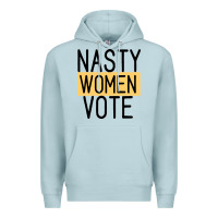 Blue Mist Nasty Women Vote Premium Hoodie - Bettercallsaul