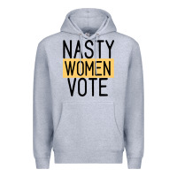 Heather Grey Nasty Women Vote Premium Hoodie - Bettercallsaul
