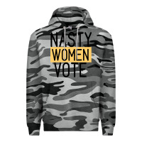 Slate Camo Nasty Women Vote Premium Hoodie - Bettercallsaul