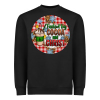 Black christmas fueled by cocoa and christ ornament Heavyweight Sweatshirt - Artiststas